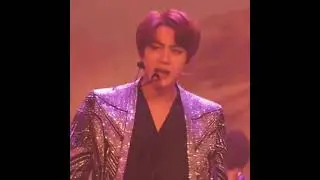 Jin performing We are Bulletproof pt2 on mots:one concert