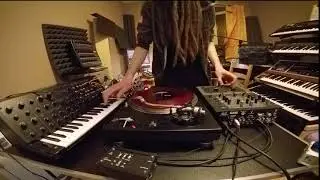 #syntablism with MS-20 mini - turntable synthesizer