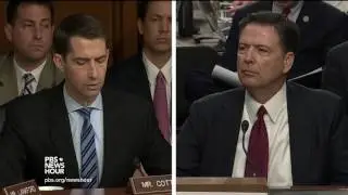 Sen. Cotton asks Comey whether he believes Trump colluded with Russia