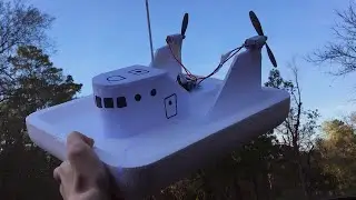 Simple Recycled RC Airboat!