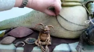 star wars sideshow collectibles complete Jabba display
