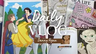 ВЛОГ #20. Много раскрашиваю. Hachette, Harry Potter, Coco Wyo, Ох уж эти Фильмы 