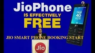 JIO smart phone booking start . book your phone now