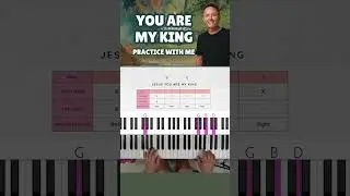 Ты мой король (Удивительная любовь) - Крис Томлин | Упражнения на фортепиано (Часть 3)