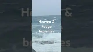 Chocolate & Pear Fudge Brownies with Heaven on Earth 🌏 #god #youaregod