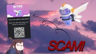 discord QR nitro code scam (token loggers)