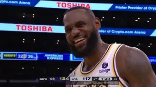 LeBron James says &ldquo;I&rsquo;m too old for this sh*t&rdquo; after 20min delay in Lakers vs Warriors 😂