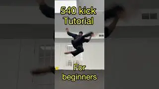 540 Kick Tutorial for beginners 🥋 #explore #ytshorts #shortsfeed #beginner #martialarts #youtube