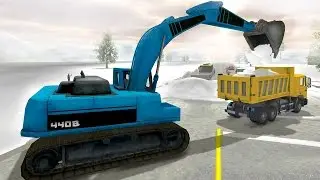 Heavy Snow Excavator Simulator (by Brilliant Gamez) Android Gameplay [HD]