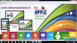 Red Apple : ERP Software For Fruits and Vegetable Commission Agents By www.solversolutions.in