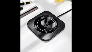 55&deg;C Smart Water Cup Heating Coaster, with USB Power Supply, for Milk, Coffee and Other Beverages