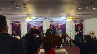 Gilbertson Frank Jr @Power Of God Ministry Revival @House Of Fellowship Church in Valley View, NM 