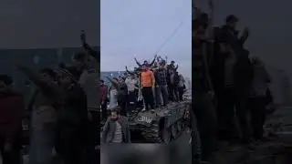 Syrians celebrate fall of Assad in Central Damascus