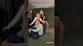Amanda Seyfried, Lewis Pullman & Mona Fastvold at the Los Angeles Times Studio at TIFF