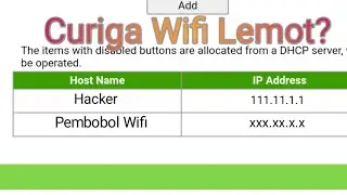 Cara Cek Siapa Saja yang Terkoneksi Ke Wifi/Internet/Modem Kita