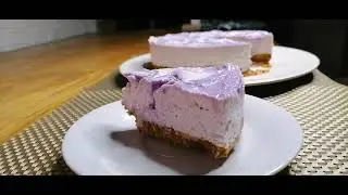 No Bake Ube Cheesecakes// Quick And Easy Ube Cheesecakes//Cooking With Joy