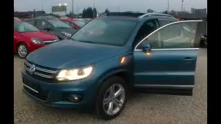 BOGATA OPCJA. ŁADNY VOLKSWAGEN TIGUAN Z NISKIM PRZEBIEGIEM. OGLĄDAM W KOMISIE. CENA. ROK. PRZEBIEG.