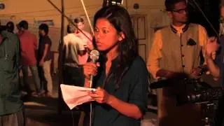 Statement by JAC-UoH against RSS-BJP-ABVP-Police and Burning of their effigy