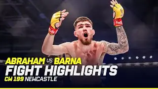 PERFECT TRIANGLE CHOKE 🤯 | Josh Abraham vs. Nicolas Barna | CW 199 Newcastle Fight Highlights