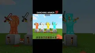 Dancing Armor in Minecraft 😱🔥#shorts #minecraft
