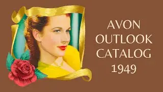 Vintage Avon Outlook Catalog - 1949