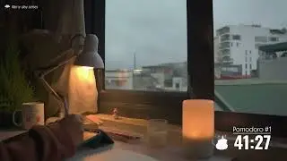 2 HOUR STUDY WITH ME Calm Piano Rain