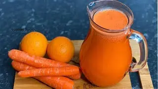Healthy and Refreshing Carrot & Orange Juice || Drink for Brighter Skin and Glow from inside out