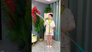 Telescopic Cleaning Duster | Extendable Microfiber Duster #shorts