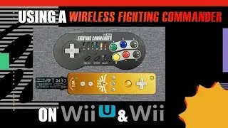 Using A Super Nintendo Mini Hori Wireless Fighting Commander On Wii U & Wii