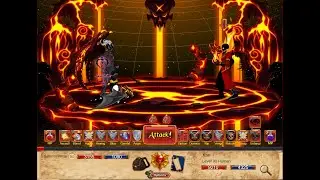 Dragonfable - ChaosWeaver vs Xan, no food + no pots + no stuns + Allowing Xan to heal.