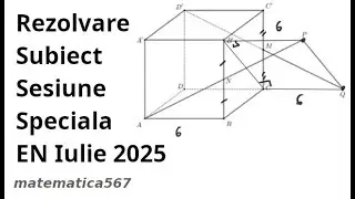 rezolvare EN sesiune speciala Iulie 2025