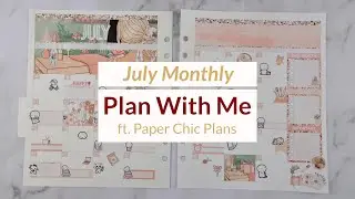 Plan With Me 2021 - July Monthly - ft. Paper Chic Plans