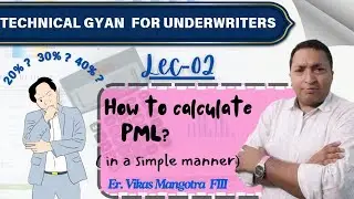 TECHNICAL GYAN FOR UNDERWRITERS |HOW TO CALCULATE PML? | INSURANCE | L-2| #insurance #certified