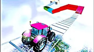 stunt tractor driving simulator tractor game | tractor wala games | android gameplay !!