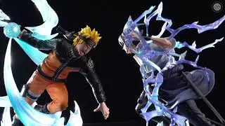 IGN Studio - uzumaki Naruto vs Uchiha Sasuke Statue