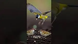 Fantasy Birds AI Animation  #shortsfeed #aianimation #naturevideo #4kbirds #trendingshorts