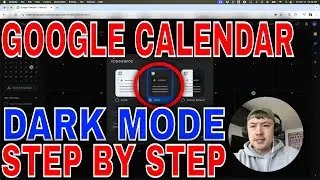 ✅  How To Make Google Calendar Dark Mode🔴