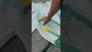 Spray Paint Hoodie DIY | Custom Hoodie #hoodie #diyfashion #spraypaint #customhoodie