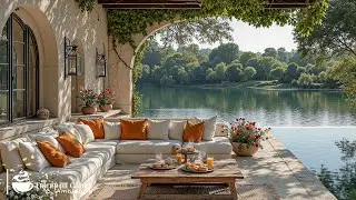February Jazz In Tranquil Lakeside Ambience | Slow Jazz In Calm Cabin Ambience For Good Mood, Rel...