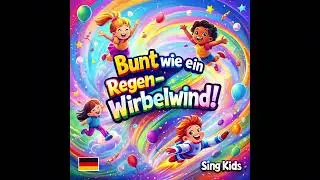 🎨 Bunt wie ein Regen-Wirbelwind! 🌈 | Crazy Kinderlied von Sing Kids