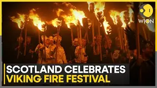 Scotland: People Dressed as Vikings March With Torches in Spectacular Parade | World News | WION