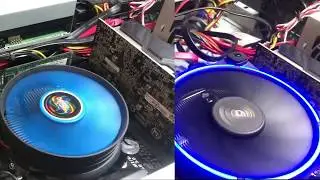 PCcooler GI-46U Corona B. Обзор. Низкопрофильный кулер. Установка в mATX, Mini-ITX корпус на  i7.