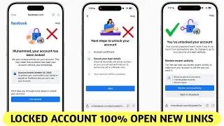 Your Account Has Been Locked || Facebook Account Has Been Locked || Unlocked Your Facebook Account