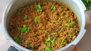 To make Mutton Keema tasty, cook it easily like this || simple Mutton Keema Curry Recipe@ShreshKi...