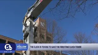 Akron explores options to preserve Firestone clock tower