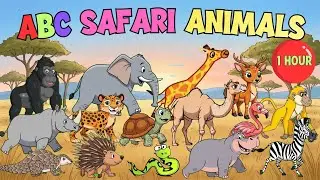 ABC Safari Animal Sounds Song + Alphabet Animals 🐘🦒 Learn ABC With Animals Song | Little Puppy Learn