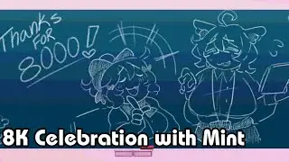 8000 followers and she Can't Pronounce THAT? [8K celebration with Mint Castella]