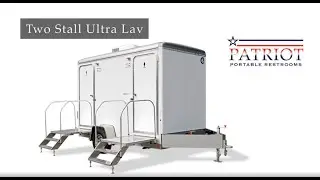 2-Stall UltraLAV Portable Restroom Trailer