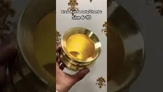 Brass Kumba Lota/Chambu #brassutensils #chambu #lota #brass #trendingshorts #trend #gold