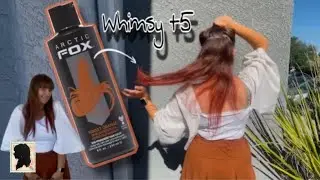 Dying My Brown Hair Sunset Orange With Arctic Fox Hair Dye